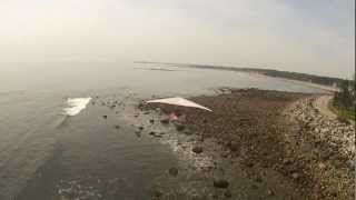 preview picture of video 'Coastal Journeys 11  - Sawyer's Beach, Rye NH to North Hampton Beach - Air Creation Float Trike'