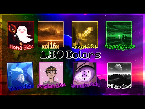 Minecraft 1.8.9 Texture Pack Showdown - Full Color Collection!