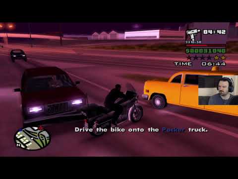 Grand Theft Auto: San Andreas HD playthrough pt130 - CJ's Wild Police Bike Collection Run