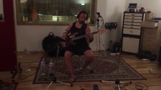 Alex Sure Band @ Sotto il Mare Recording Studio,  july 2015, recording session