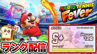 S+達成！世界ランク1位まで勝ち続けたい！【マリオテニスフィーバー】ランクマッチ生放送