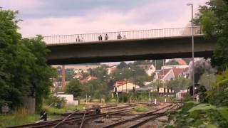 preview picture of video 'Dampflok 03-1010 in Meiningen'