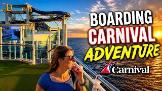 Boarding Carnival Adventure from Sydney 🚢 Cruise Begins