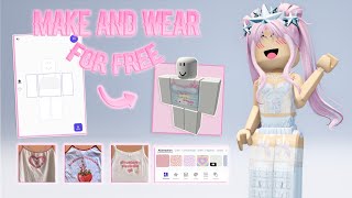 HOW TO MAKE YOUR OWN ROBLOX CLOTHES AND WEAR IT FOR FREE in 2024 (Mobile Tutorial)
