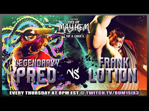 SF6 | COM 3 | Legendaryy Pred vs Frank Lotion TOP 8 L'S | That name is GODLIKE LMAO