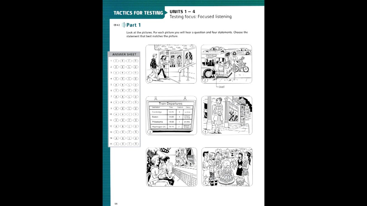 Developing Tactics For Listening - Third Edition - Tactics For Testing Unit 01 - 04