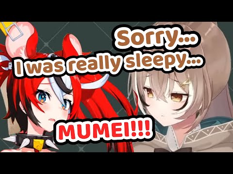 Osekkaiおせっかい - Mumei Forgot to Turn Off Her Minecraft and Nobody Could Sleep【Hololive EN | Mumei x Hakos】