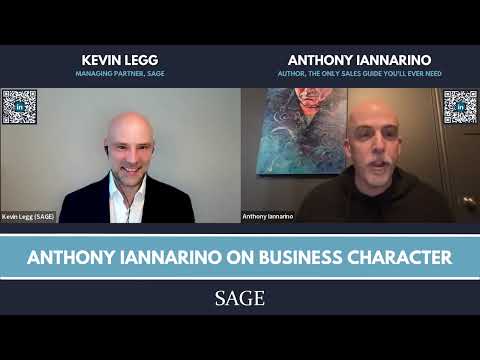 Anthony Iannarino on 'The Only Sales Guide You'll Ever Need' | SAGE EXCHANGE
