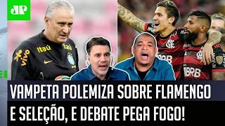‘Sabe quantos jogadores do Flamengo têm que ir para a Copa?’: Opinião de Vampeta gera treta