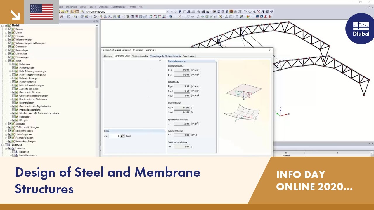 Design of Steel and Membrane Structures | RFEM | Info Day Online | 15.12.2020 | 1/4