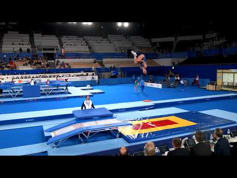 CALZETTI Lucia (ARG) W - 2019 Trampoline Worlds, Tokyo (JPN) - Qualification Double Mini R1