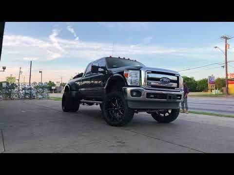 2011 FORD F350 Dually. On 6” Rough Country Lift Kit