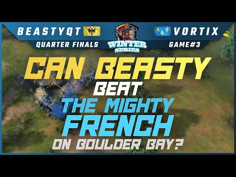Beastyqt vs Vortix - $2,000 Winter Series - QF (Game 3) - Age of Empires 4