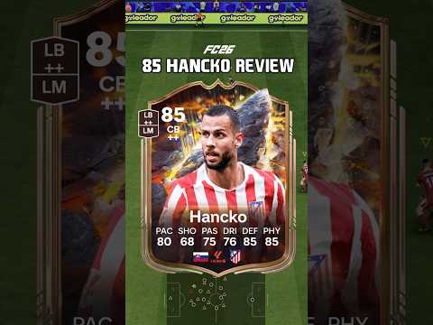 85 Hancko Review in EA FC 26, he's rock solid 😎 #shorts #short #fc26 #eafc26 #hancko #cornerstones
