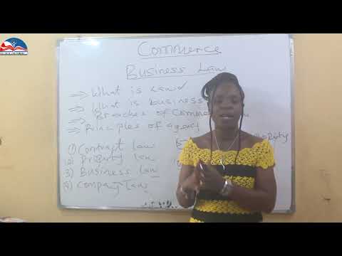 Commerce.  Business Law.  What is Law,  What Is Business Law And Branches Of Company Law.