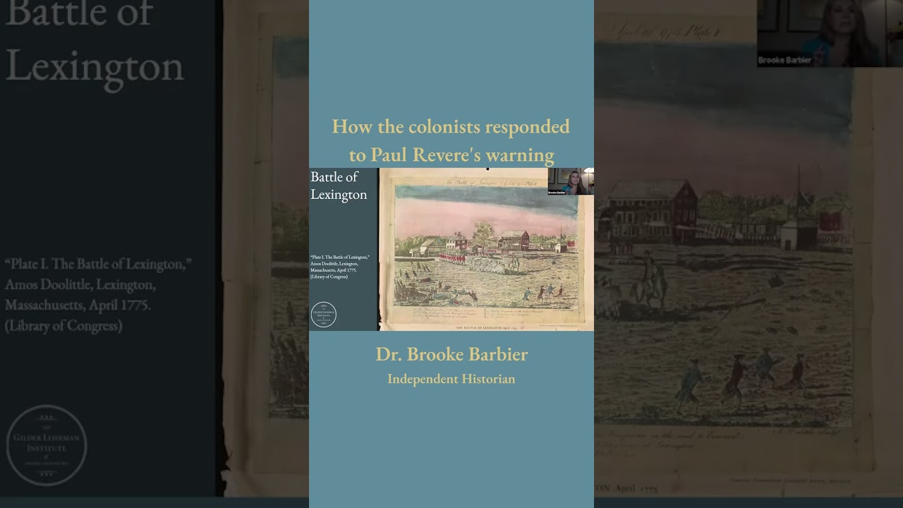 How the colonists responded to Paul Revere's warning #americanhistory #paulrevere