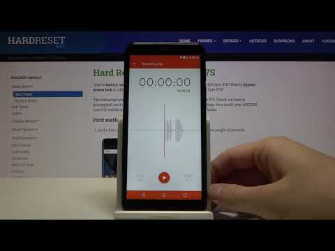 How to Make a Sound Recording on ARCHOS Core 57S – Sound Recorder Tutorial