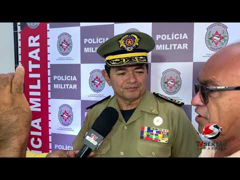 CORONEL RONILDO DETALHA AÇÕES DE SEGURANÇA E BALANÇO POLICIAL EM CAJAZEIRAS