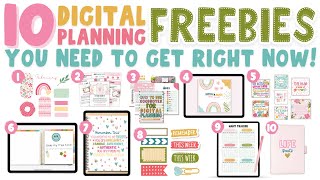 10 Digital Planning Freebies That You Need Right Now! 🦋✨💓