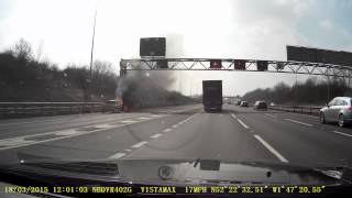 preview picture of video 'BMW Mini Well On Fire M42 Motorway'
