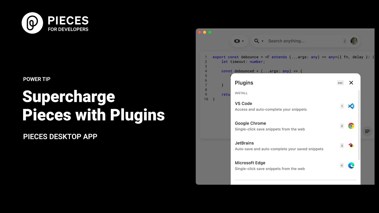 Power Tip: Supercharge Pieces with Pieces Plugins | Pieces for Developers Desktop App