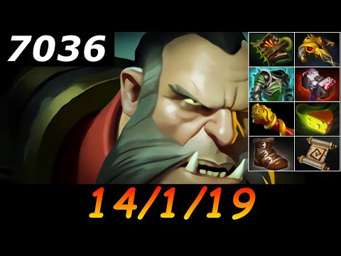 Dota 2 Lycan 7036 MMR 14/1/19 (Kills/Deaths/Assists) Ranked Full Gameplay