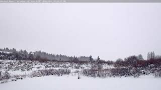 Teton Time Lapse of sunset viewed from Hatchet Resort on December 7, 2025