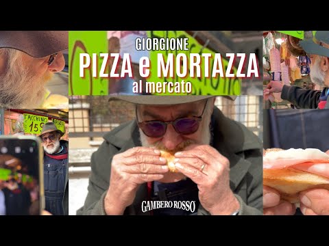 PIZZA, MORTADELLA e MOZZARELLA di BUFALA -  Lo sdigiunino di Giorgione (al mercato)