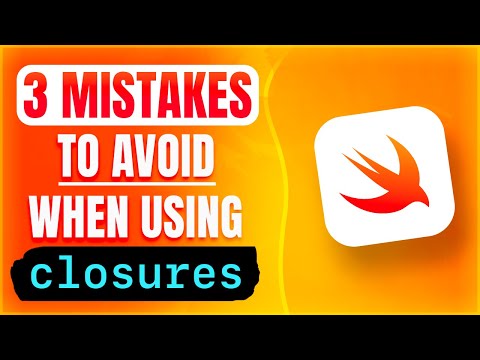 3 MISTAKES to avoid when using closures in Swift 😌 thumbnail