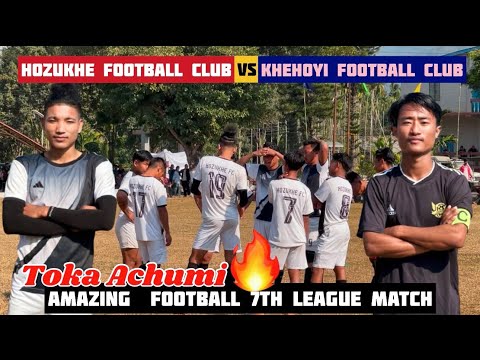 Toka Achumi Crazy Hit-trick goals💥|| Amazing 7th league match at Nihokhu || Hozukhe fc 🆚 Khehoyi fc 
