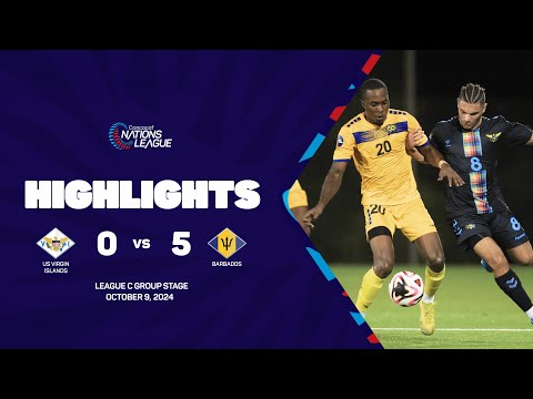 U.S. Virgin Islands vs Barbados | 2024/25 Concacaf Nations League | Group Stage