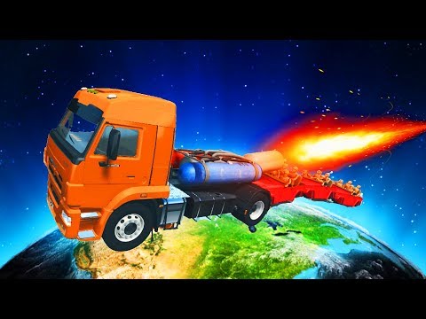 BeamNG Drive - IMPOSSIBLE TRUCK STUNTS #17