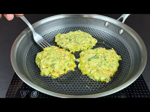 ✅ Diese einfachen Zucchini-Fritters machen Sie verrückt! Leckeres Zucchini-Rezept für den Sommer!