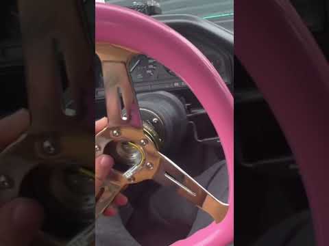 !!!NRG Quick release steering wheel ding!! Custom heart Wheel BMW E30 #bmw #nrg #race #car #racecar