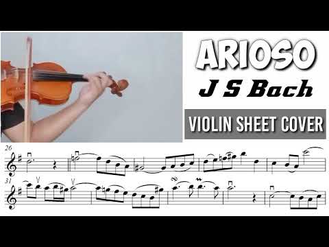 Free Sheet || Arioso - J. S. Bach || Violin Sheet Music