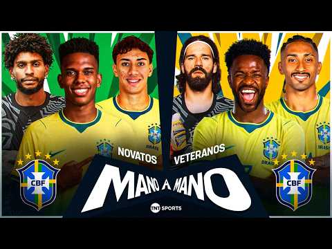 DÁ PRA CONFIAR NOS JOVENS DA SELEÇÃO? | NOVATOS X VETERANOS | MANO A MANO