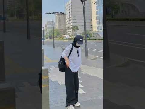 INSPIRASI OOTD PAKE TOPI #shorts #hijabers #hijabstyle #ootdhijab #racunshopee