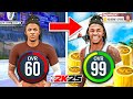 JA MORANT BUILD 60 OVR To 99 OVR In 1 VIDEO No Money Spent No MyCareer