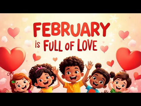 February Is Full of Love | Kids Song About Kindness, Friendship & Caring 💖