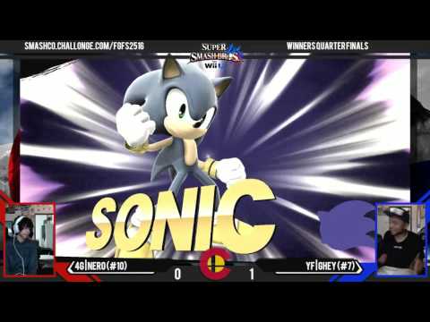 FGF30 - 4G|Nero (Captain Falcon) Vs. YF|Ghey (Sonic) - WQF