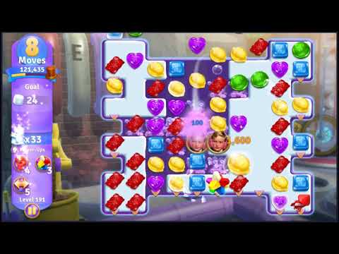 Wonka's World of Candy Level 191 - NO BOOSTERS + FULL STORY 🍫 | SKILLGAMING ✔️
