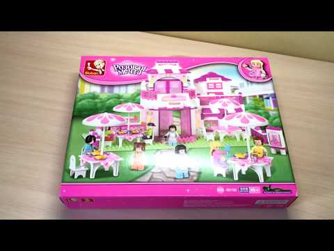 Собираем конструктор Романтический ресторан, Sluban (Слубан) М38 В0150