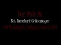 Für Dich da - Herbert Grönemeyer German Video Projekt