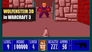 I made Wolfenstein 3D run inside Warcraft 3