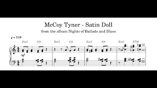 McCoy Tyner - Satin Doll - Piano Transcription (Sheet Music in Description)