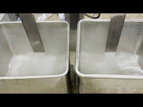 YouTube video: Vacuum nozzle cleaning and disinfection system for Hacona VI-2520 bulk vacuum packaging machine