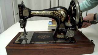 How to clean and oil a vintage sewing machine Part 1