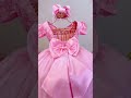 Vestido Infantil Rosa Realeza C/ Renda e Pérolas Damas
