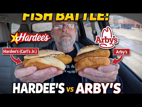 Fast Food Fish Sandwich Battle! Hardee’s (Carl’s Jr.) vs Arby’s | John Eats Cheap
