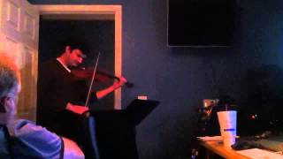 Video clip of Wes Charlton playing Amazing Grace on Violin